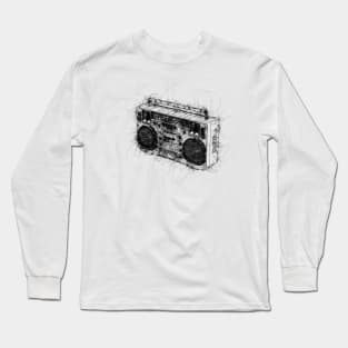 Boombox LaSonic the DJ that Sketch Long Sleeve T-Shirt